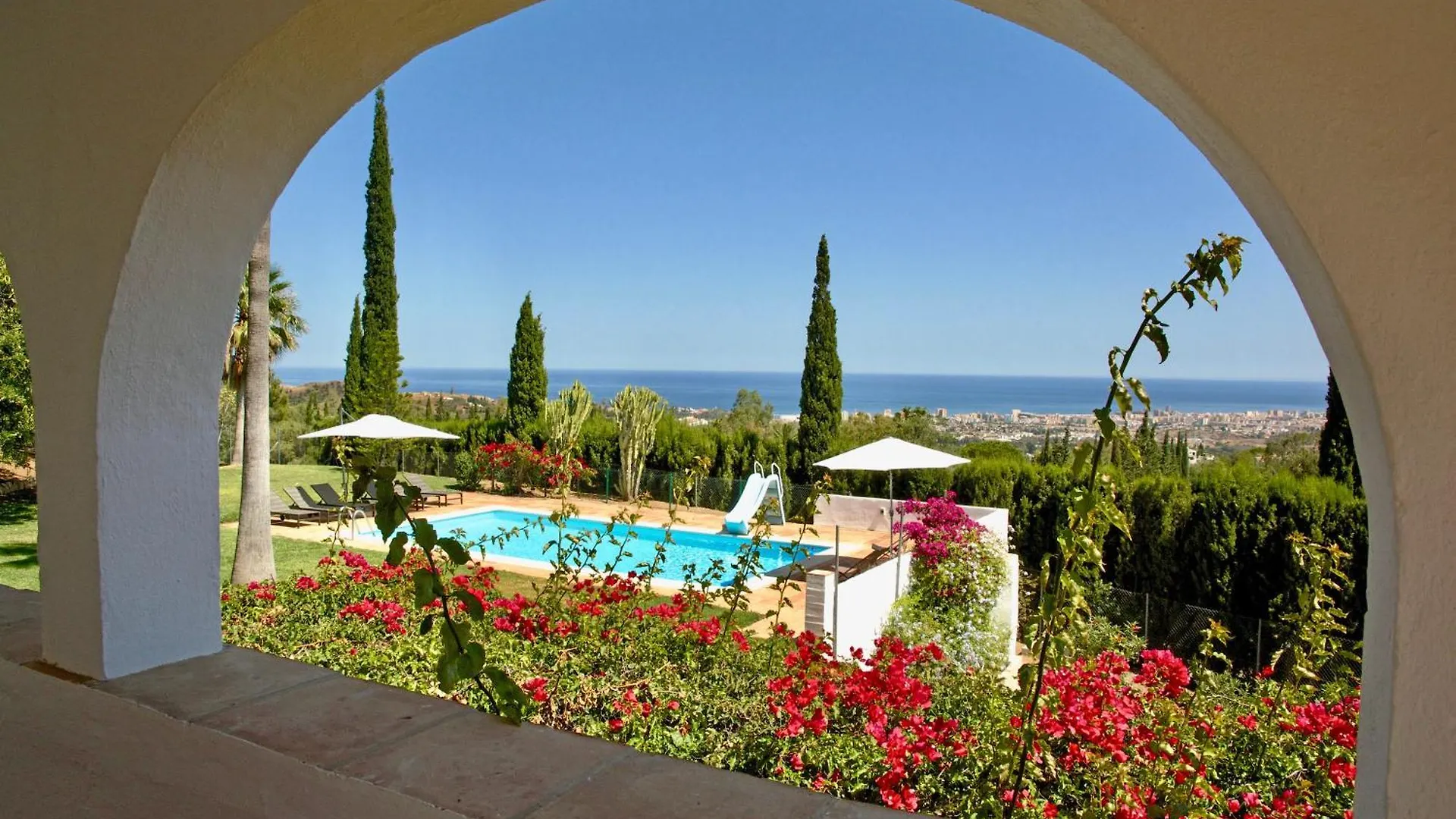 La Ciruela - Villa Paisible Jardin De 5000M2 Piscine Chauffee Et Vue Sur Mer Mijas