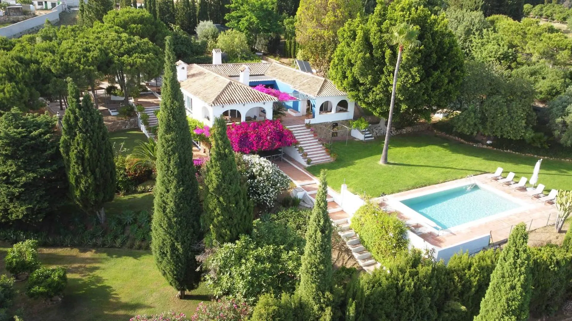 La Ciruela - Villa Paisible Jardin De 5000M2 Piscine Chauffee Et Vue Sur Mer Mijas Spain